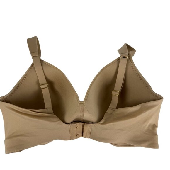 Natori Revelation 36D Wireless Contour Bra 723248 Tan Nude Adjustable Straps EUC - Picture 2 of 6